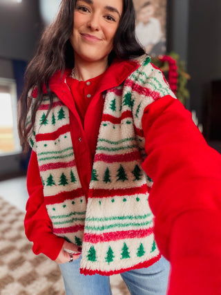 Feelin' Festive Sherpa Vest