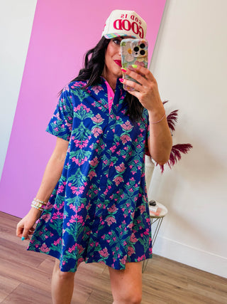 Rhea Floral Mini Dress