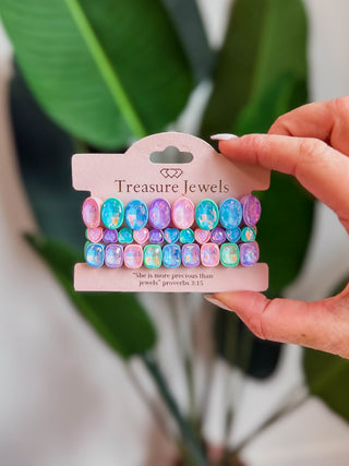 Pastel Hearts Stack Set