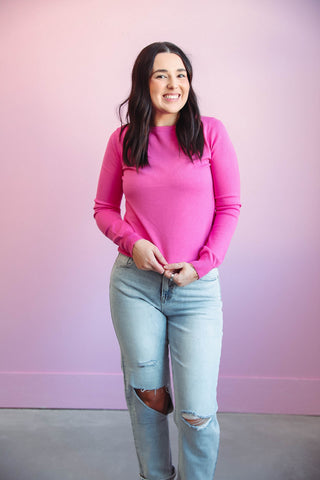 Kora Sweater-Pink