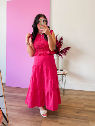 Cherry Crush Gingham Skirt