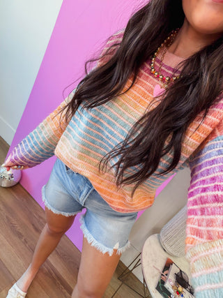 Colorburst Stripe Sweater