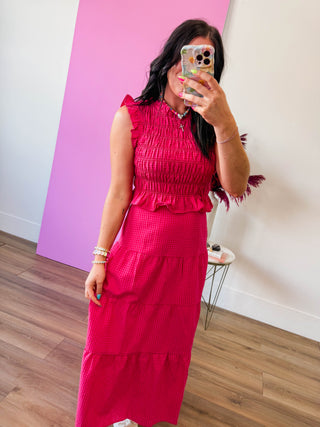 Cherry Crush Gingham Top