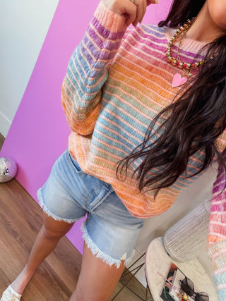 Colorburst Stripe Sweater