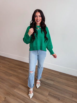 Emma High Rise Wide Straight Leg Denim