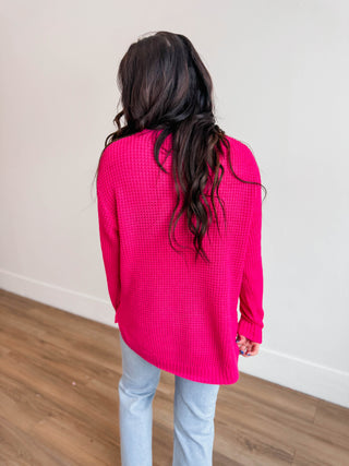 Zoey Waffle Knit Sweater