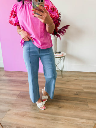 Trendsetter Pants-Light Blue