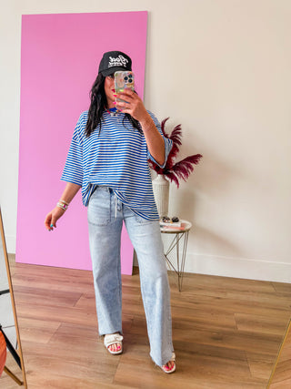 Carly High Rise Wide Leg Denim
