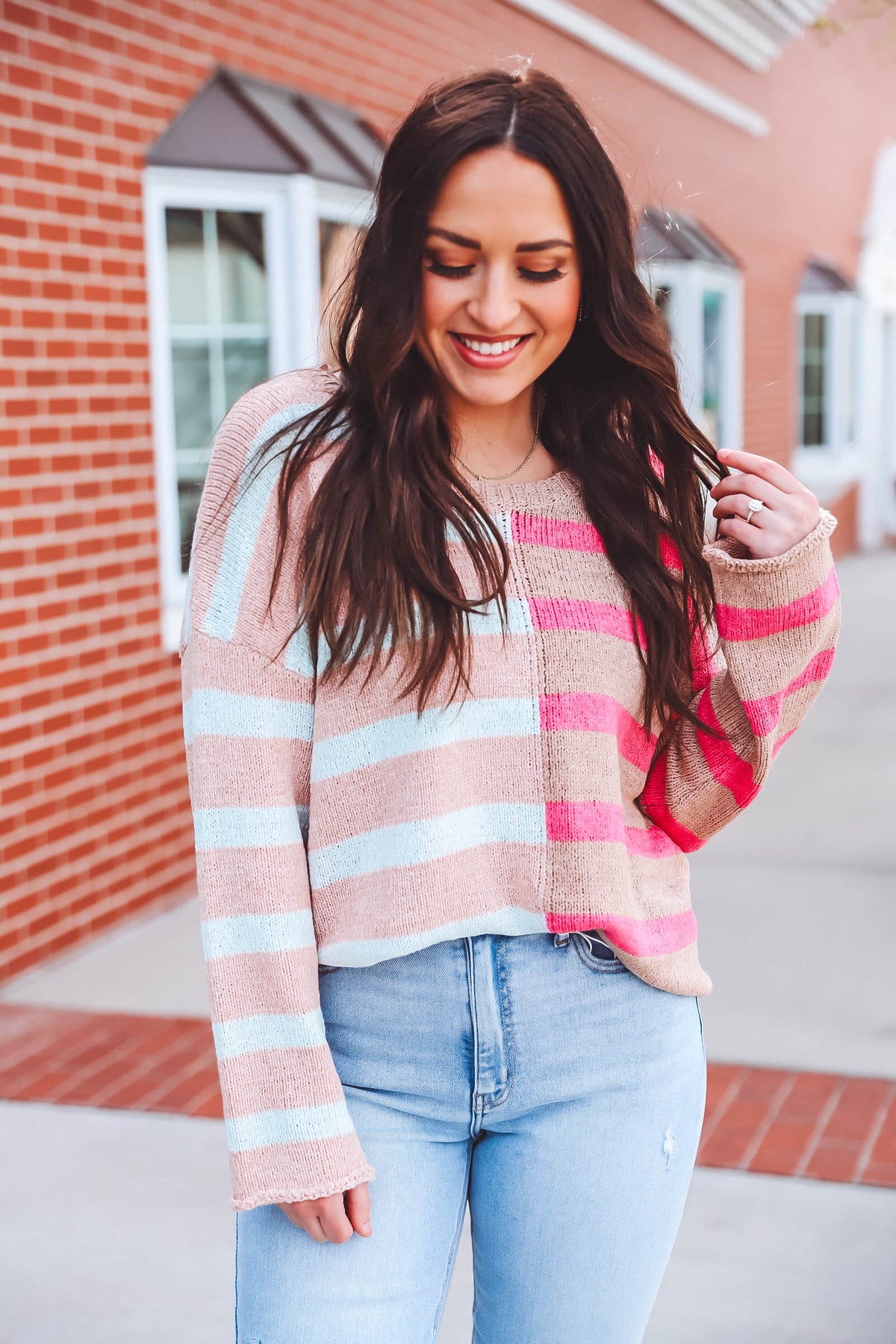 Ashton Color Block Sweater
