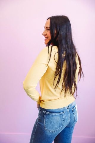 Kora Sweater-Yellow