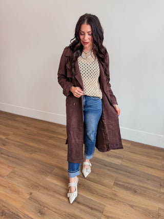 Cheyenne Crochet Knit Top