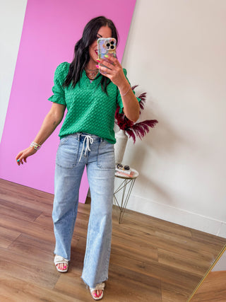 Susannah Top-Green