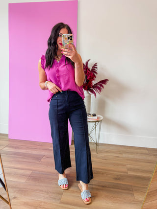 Trendsetter Pants-Navy