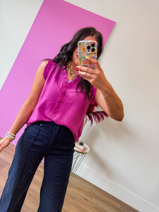 Marie Top-Magenta
