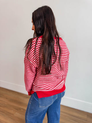 Caden Sweater-Red