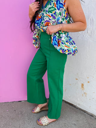 Trendsetter Pants-Green