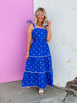 Kassie Polka Dot Midi Dress