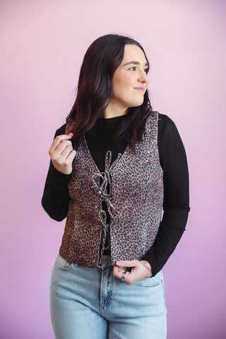 Darrian Leopard Vest