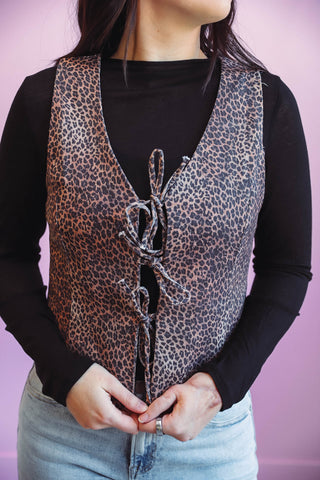 Darrian Leopard Vest