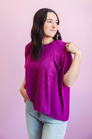 Jeanna Top-Light Plum