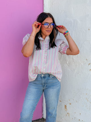 Traci Striped Top