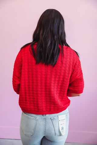 Lindy Sweater-Red