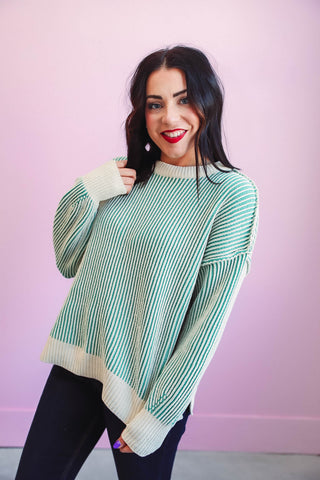 Rylee Sweater-Kelly Green