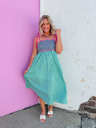 Mixed Muse Midi Dress