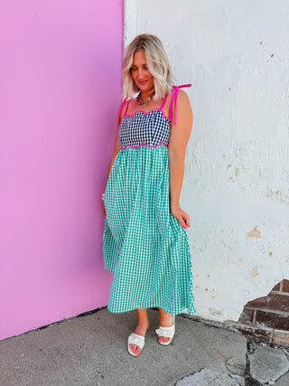 Mixed Muse Midi Dress
