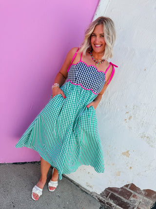 Mixed Muse Midi Dress