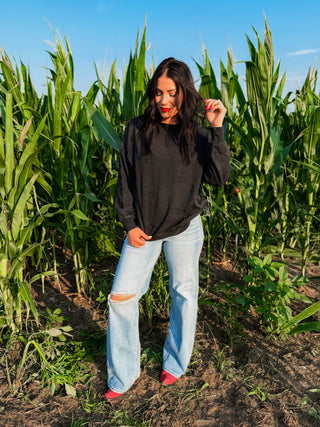 Nebraska Ritter Embroidered Crewneck