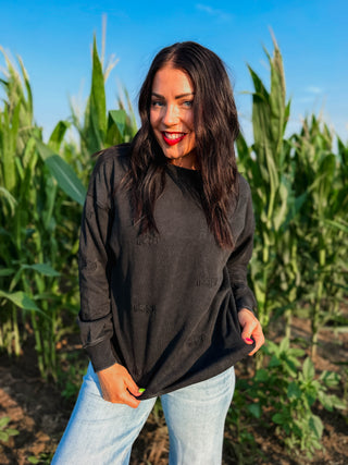 Nebraska Ritter Embroidered Crewneck