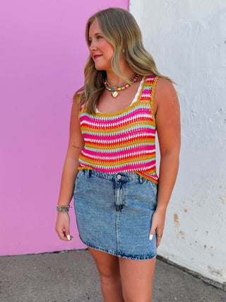 Sunset Dreams Knit Tank