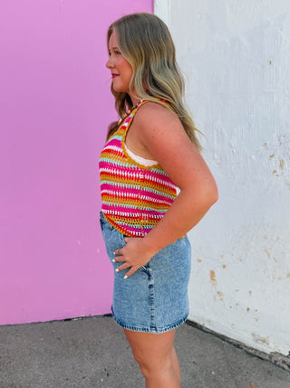 Sunset Dreams Knit Tank