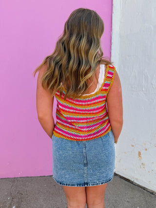 Sunset Dreams Knit Tank