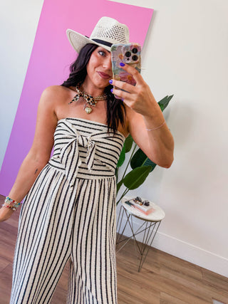 Corie Striped Jumpsuit