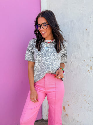 Gina Leopard Knit Top