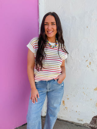 Braelyn Striped Sweater