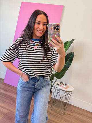 Quincy Striped Tee