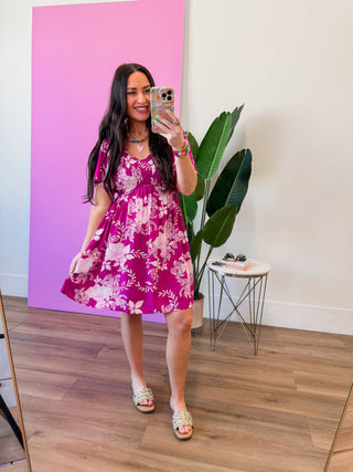 Lydia Floral Mini Dress