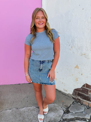 Find Your Soft Striped Tee