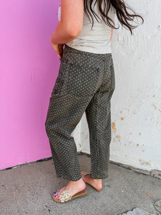 Astrid Polka Dot Barrel Pants