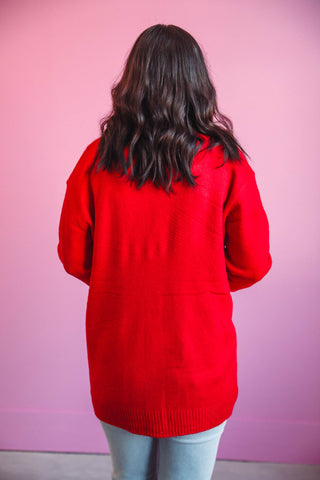 Kristen Cardigan-Red