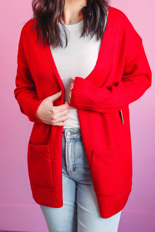 Kristen Cardigan-Red