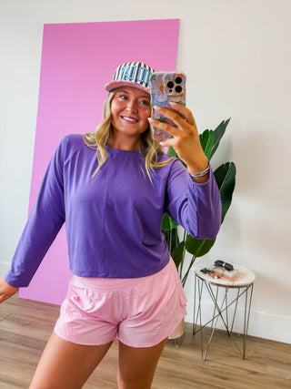 Violet Long Sleeve Top