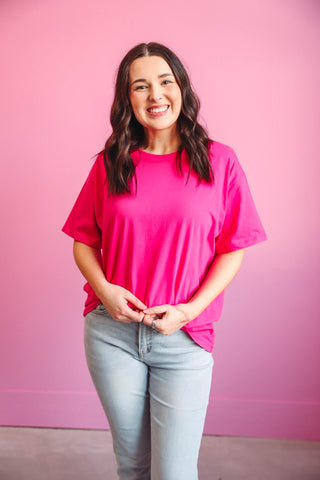 Mara Tee-Hot Pink