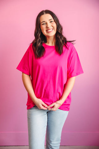 Mara Tee-Hot Pink