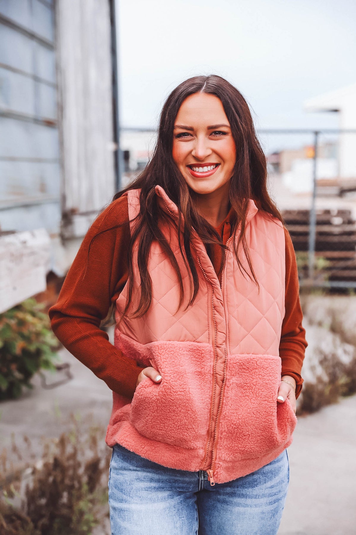 Kasey Vest-Coral