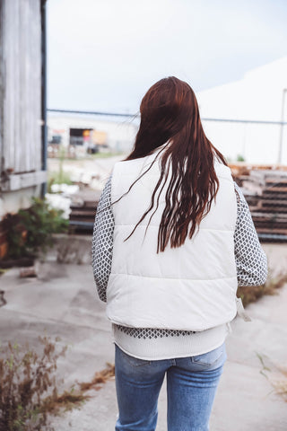 Malia Reversible Vest-Lilac