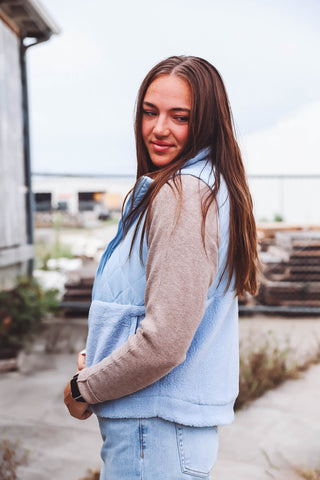 Kasey Vest-Chambray